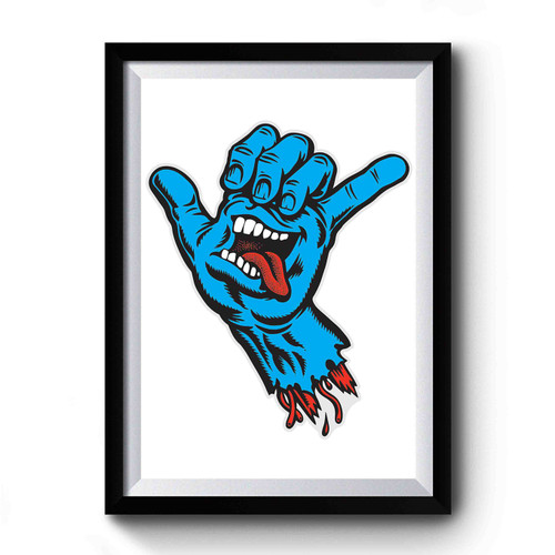 Santa Cruz Screaming Hand Premium Poster
